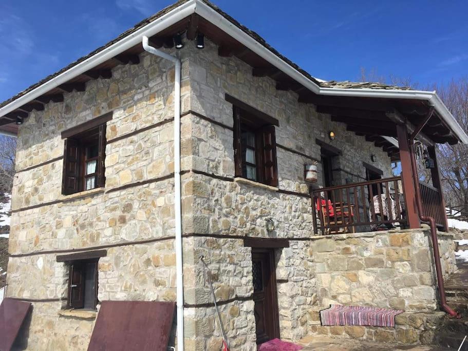 Παραδοσιακή Πέτρινη Κατοικία Στην Βλάχα Ελάτης Kültér fotó